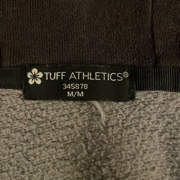 Tuff athletics, grey and dark grey soft zip up - Picture 2 of 8